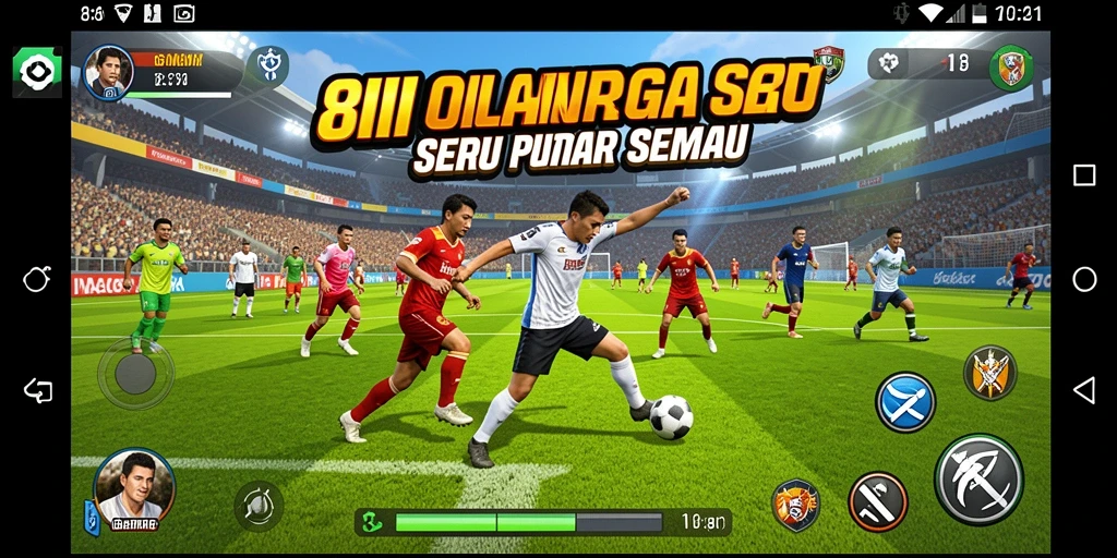 Tampilan gameplay 8II yang mendebarkan dan seru.