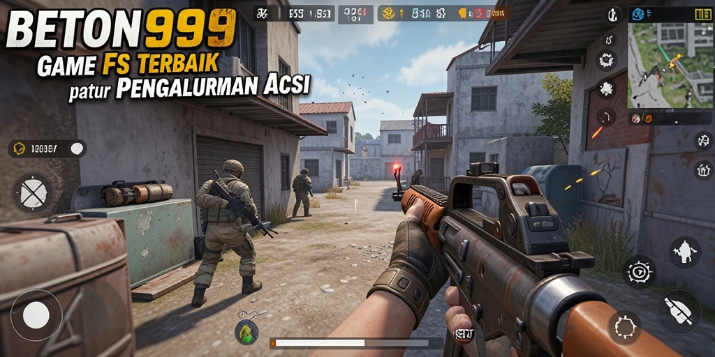 Gameplay intens BETON999 dengan pertempuran mendebarkan.