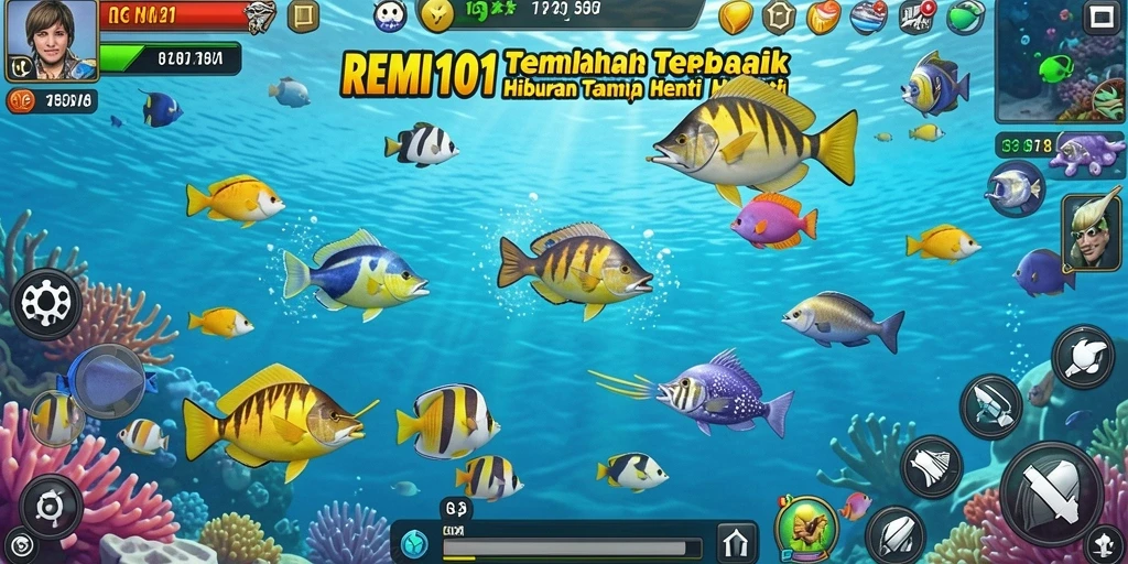 Screenshot gameplay Tembak Ikan yang seru dan menantang di REMI101.
