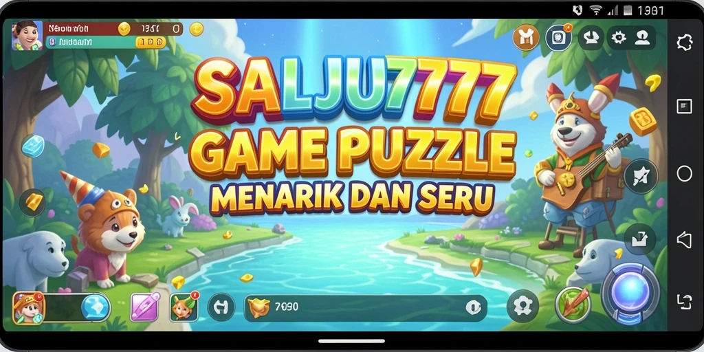Tampilan gameplay SALJU777 yang penuh warna dan menarik.