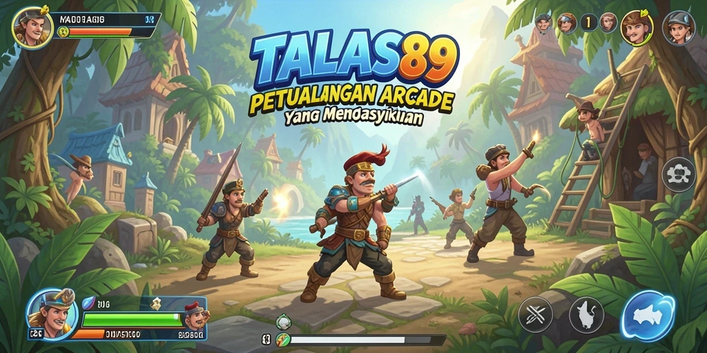 Tampilan gameplay yang seru dan penuh warna dari TALAS89.